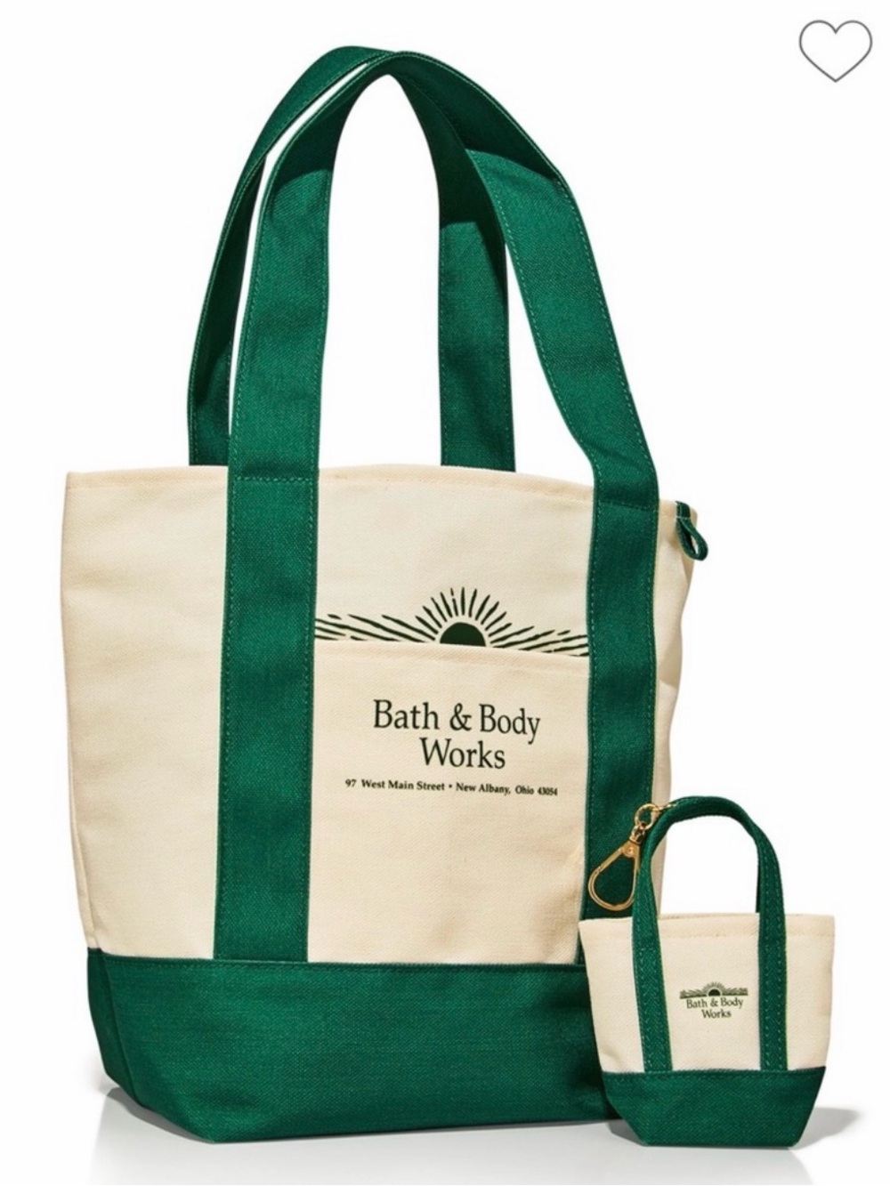 Bath & Body Works Tote Bag with Mini Pouch